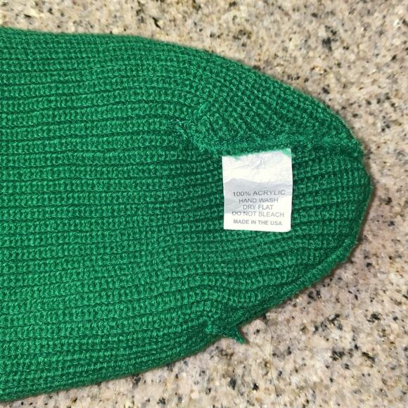 Lonely Ghost Beanie Green One Size Fits Most Knit Hat Pre-Owned Excellent - Picture 6 of 6